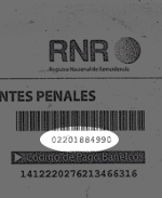 El n&ordm; de once d&iacute;gitos que aparece en el borde superior derecho.